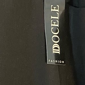 Docele Women Dressy Pants Size 2 XL Black.